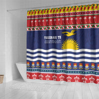 Kiribati Christmas Shower Curtain Coat Of Arms Tekeraoi Te Kiritimati
