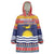 Kiribati Christmas Wearable Blanket Hoodie Coat Of Arms Tekeraoi Te Kiritimati