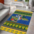 Solomon Islands Christmas Area Rug Coat Of Arms Merry Xmas