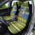 Solomon Islands Christmas Car Seat Cover Coat Of Arms Merry Xmas