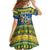 Solomon Islands Christmas Family Matching Mermaid Dress and Hawaiian Shirt Coat Of Arms Merry Xmas