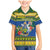 Solomon Islands Christmas Family Matching Mermaid Dress and Hawaiian Shirt Coat Of Arms Merry Xmas