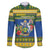 Solomon Islands Christmas Family Matching Puletasi and Hawaiian Shirt Coat Of Arms Merry Xmas