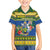 Solomon Islands Christmas Family Matching Puletasi and Hawaiian Shirt Coat Of Arms Merry Xmas