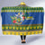 Solomon Islands Christmas Hooded Blanket Coat Of Arms Merry Xmas