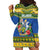 Solomon Islands Christmas Hoodie Dress Coat Of Arms Merry Xmas