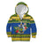 Solomon Islands Christmas Kid Hoodie Coat Of Arms Merry Xmas