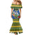 Solomon Islands Christmas Mermaid Dress Coat Of Arms Merry Xmas