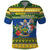 Solomon Islands Christmas Polo Shirt Coat Of Arms Merry Xmas