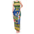 Solomon Islands Christmas Tank Maxi Dress Coat Of Arms Merry Xmas