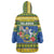 Solomon Islands Christmas Wearable Blanket Hoodie Coat Of Arms Merry Xmas