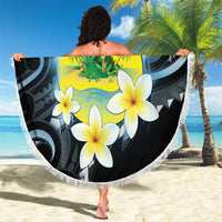 Palau United Nations Day Beach Blanket Polynesian Curves Plumeria - Polynesian Pride