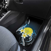 Palau United Nations Day Car Mats Polynesian Curves Plumeria - Polynesian Pride