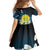 Palau United Nations Day Family Matching Puletasi and Hawaiian Shirt Polynesian Curves Plumeria - Polynesian Pride