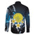 Palau United Nations Day Family Matching Puletasi and Hawaiian Shirt Polynesian Curves Plumeria - Polynesian Pride