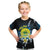 Palau United Nations Day Kid T Shirt Polynesian Curves Plumeria - Polynesian Pride