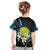 Palau United Nations Day Kid T Shirt Polynesian Curves Plumeria - Polynesian Pride
