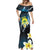 Palau United Nations Day Mermaid Dress Polynesian Curves Plumeria - Polynesian Pride