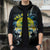 Palau United Nations Day Sleeveless Puffer Jacket Polynesian Curves Plumeria - Polynesian Pride