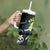 Palau United Nations Day Tumbler With Handle Polynesian Curves Plumeria - Polynesian Pride