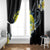 Palau United Nations Day Window Curtain Polynesian Curves Plumeria - Polynesian Pride