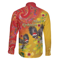 New Zealand Piwakawaka Christmas Family Matching Long Sleeve Bodycon Dress and Hawaiian Shirt With Maori Pattern LT05 - Polynesian Pride