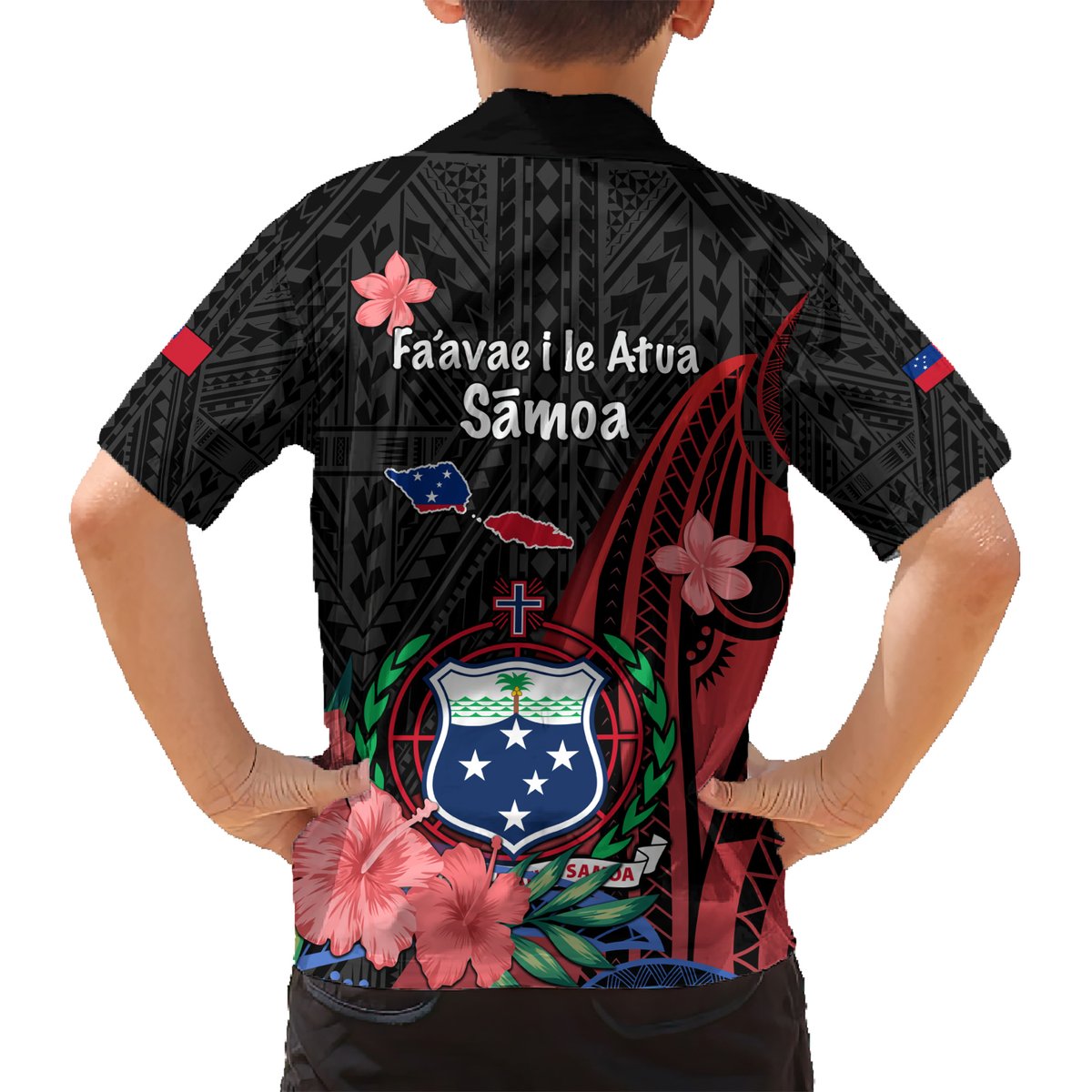 Samoa Independence Day Hawaiian Shirt Samoan Warriors Ula Fala LT05 - Polynesian Pride