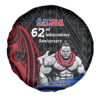 Samoa Independence Day Spare Tire Cover Samoan Warriors Ula Fala LT05 - Polynesian Pride