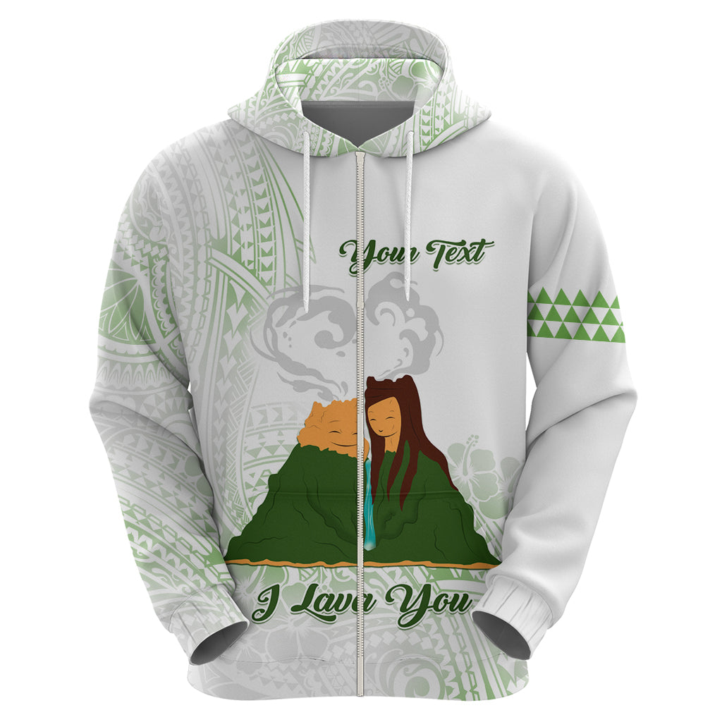 Personalised I LAVA YOU Volcano Valentine Hoodie Polynesian Tribal Pattern LT05 - Polynesian Pride