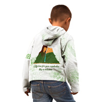 Personalised I LAVA YOU Volcano Valentine Kid Hoodie Polynesian Tribal Pattern LT05 - Polynesian Pride