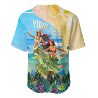 Personalised Hawaii Honolulu Festival Baseball Jersey Hula Girls Tropical Vibe LT05 - Polynesian Pride