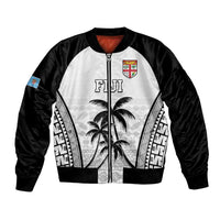 Custom Fiji Tapa Football Bomber Jacket Sporty Style
