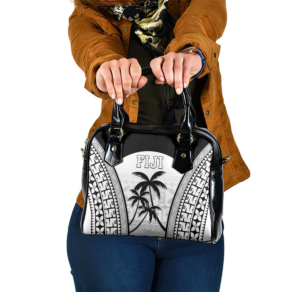 Fiji Tapa Football Shoulder Handbag Sporty Style