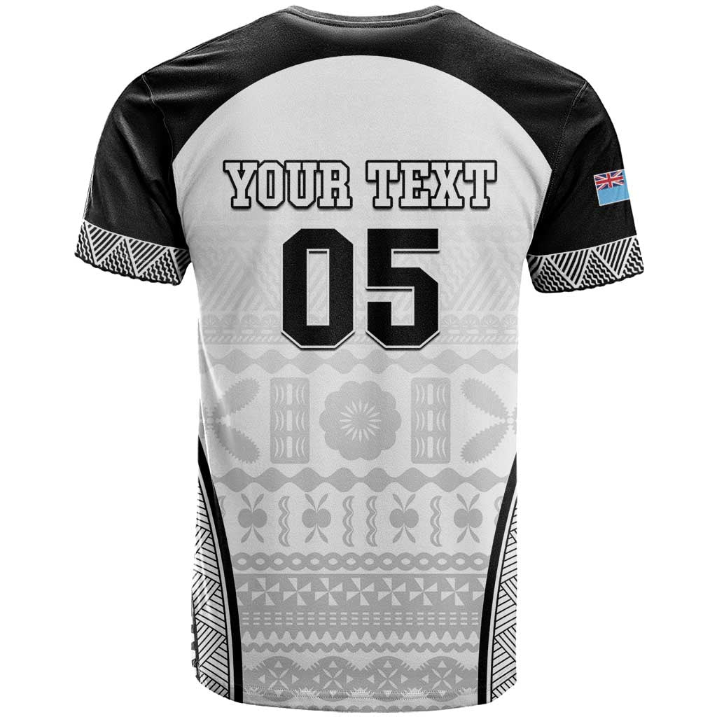 Custom Fiji Tapa Football T Shirt Sporty Style