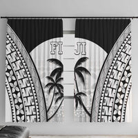 Fiji Tapa Football Window Curtain Sporty Style