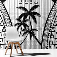 Fiji Tapa Football Window Curtain Sporty Style