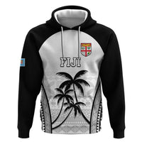 Custom Fiji Tapa Football Zip Hoodie Sporty Style