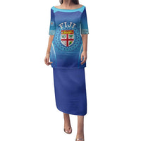 Custom Fiji Football Family Matching Puletasi and Hawaiian Shirt Fijian Tapa Pattern