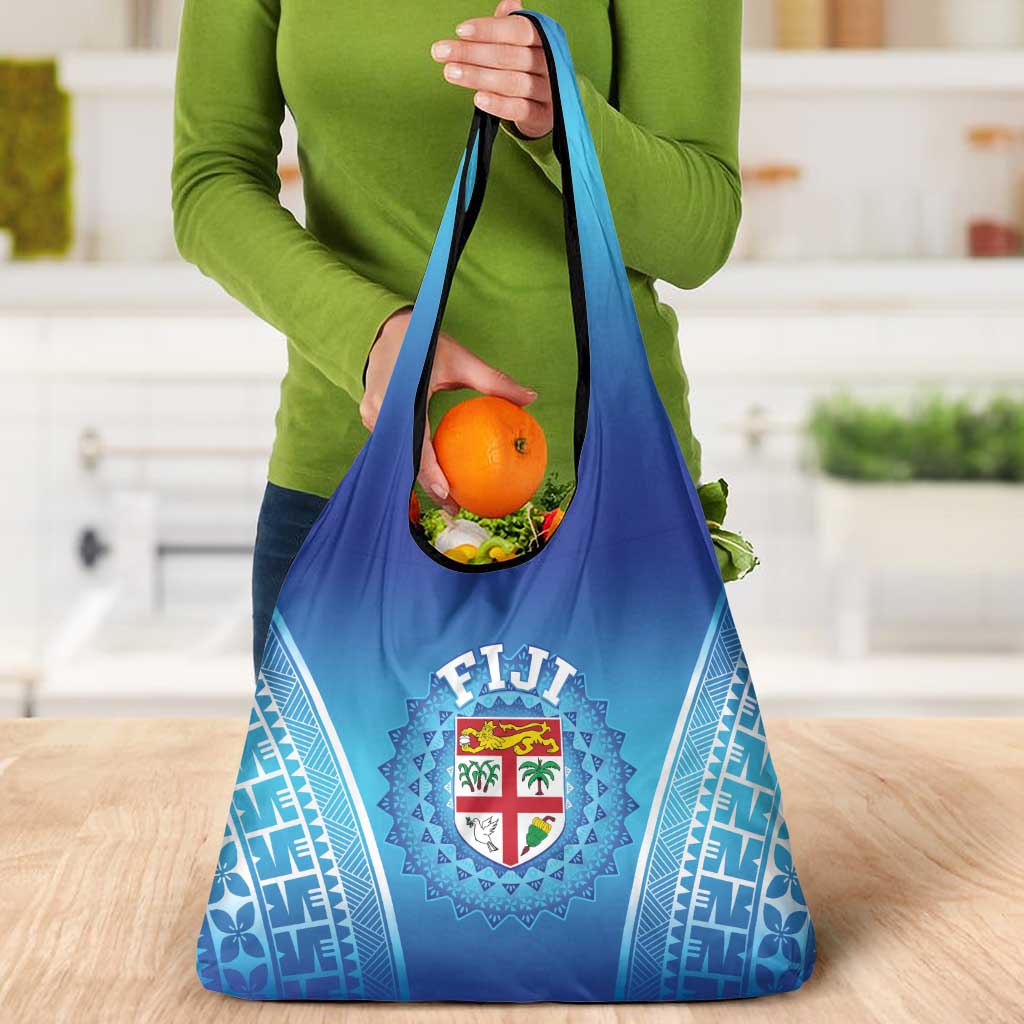 Fiji Football Grocery Bag Fijian Tapa Pattern