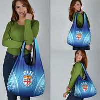 Fiji Football Grocery Bag Fijian Tapa Pattern