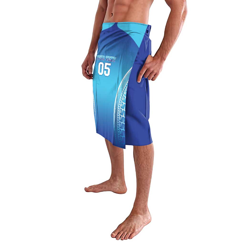 Custom Fiji Football Lavalava Fijian Tapa Pattern