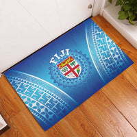 Fiji Football Rubber Doormat Fijian Tapa Pattern