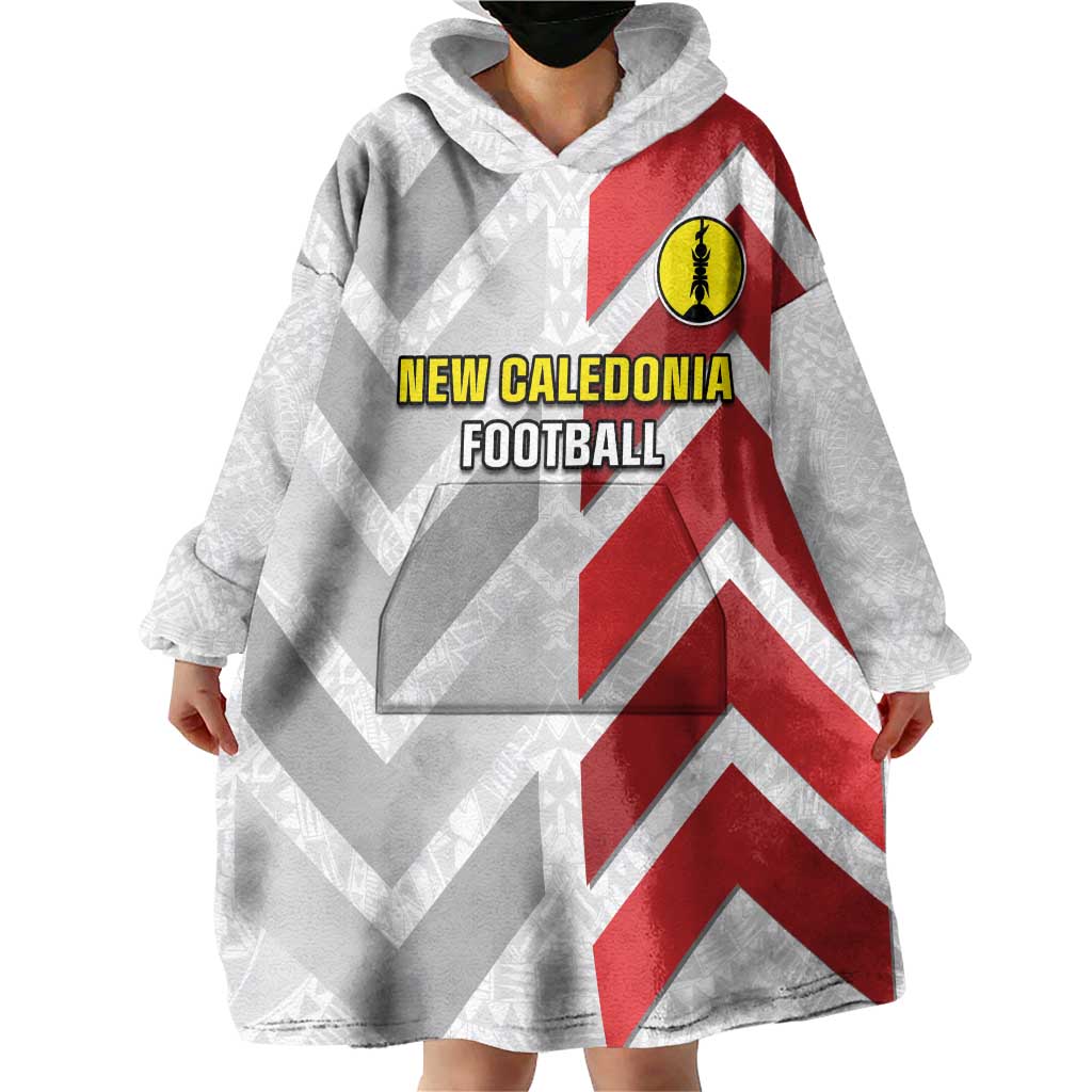 Custom New Caledonia Football Wearable Blanket Hoodie Unique Style
