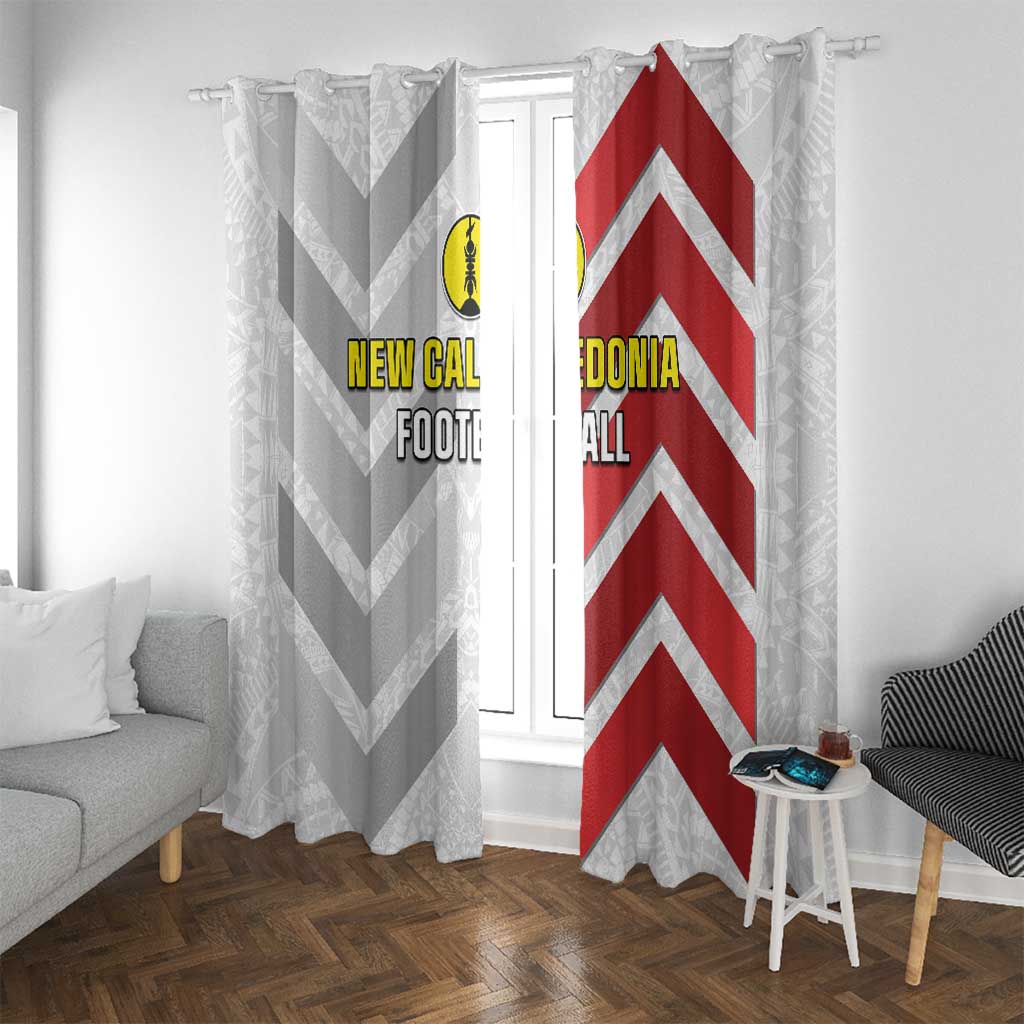 New Caledonia Football Window Curtain Unique Style