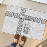 New Caledonia Football Rubber Doormat Go The Kagus