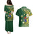 Cook Islands 15 Finest Couples Matching Puletasi and Hawaiian Shirt Plumeria Polynesian Turtle
