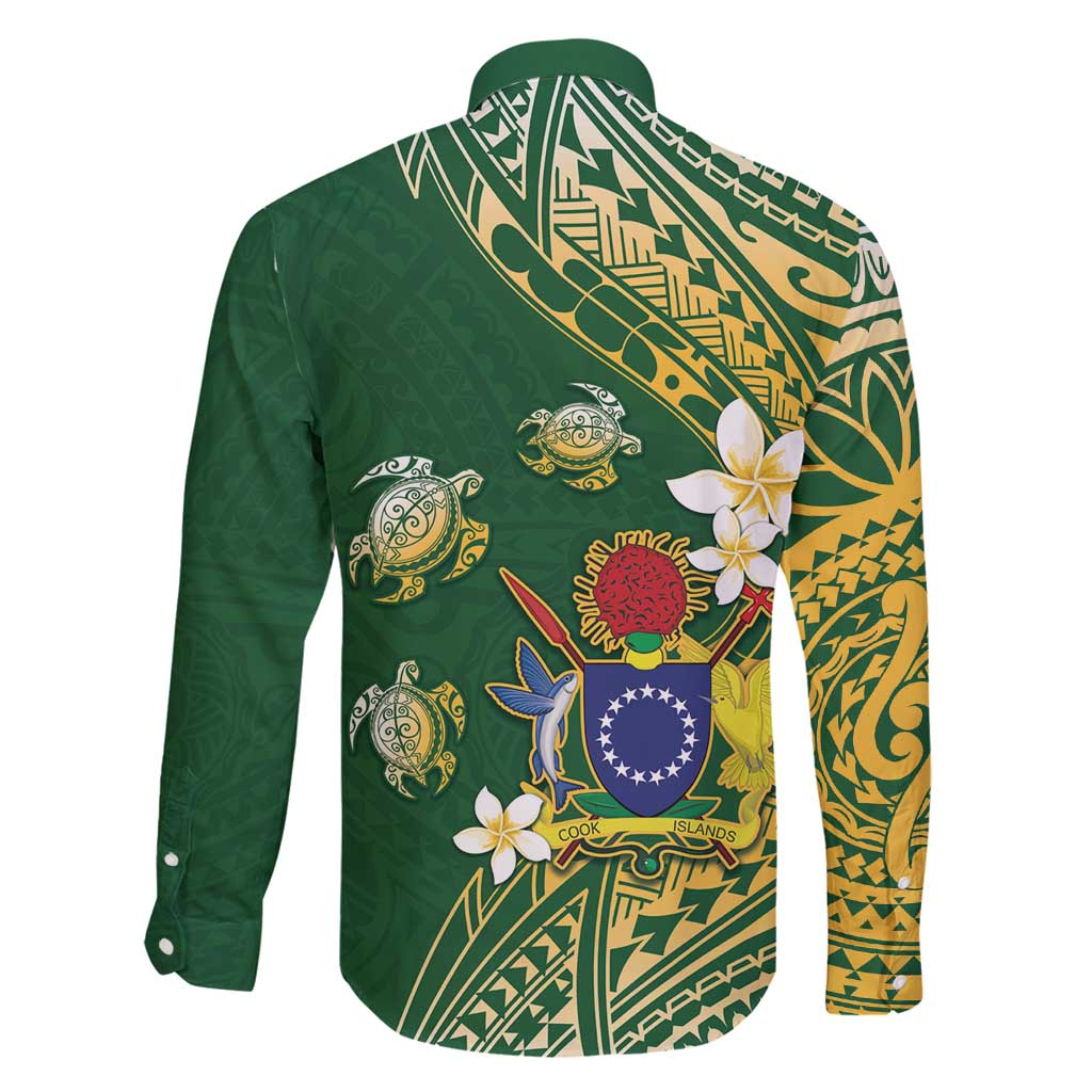 Cook Islands 15 Finest Family Matching Off Shoulder Short Dress and Hawaiian Shirt Plumeria Polynesian Turtle LT05 - Polynesian Pride