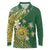 Cook Islands 15 Finest Long Sleeve Polo Shirt Plumeria Polynesian Turtle