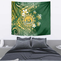 Cook Islands 15 Finest Tapestry Plumeria Polynesian Turtle
