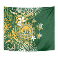 Cook Islands 15 Finest Tapestry Plumeria Polynesian Turtle